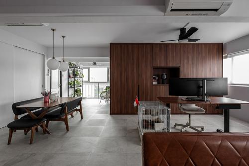 Industrial Living Room at Jurong West