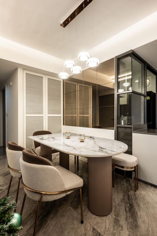 Contemporary Dining Room at The Provence