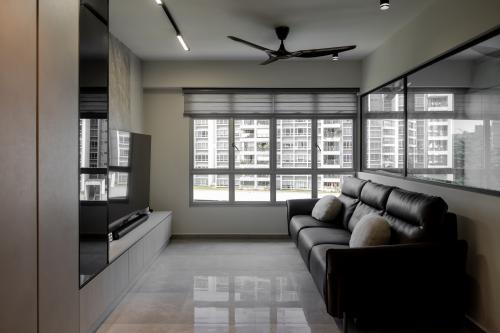 Contemporary Living Room at 522B Tampines