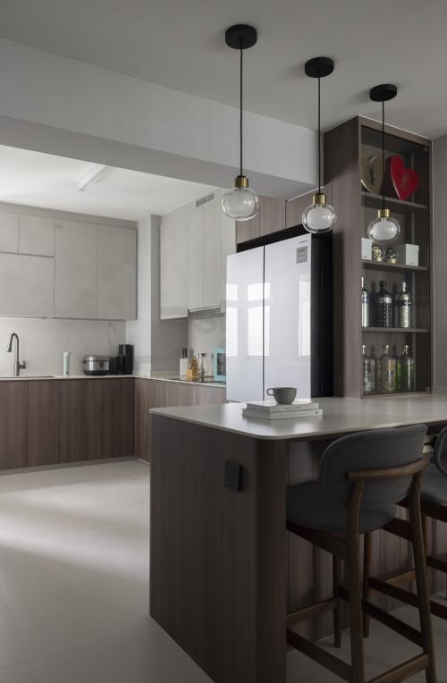 Contemporary Kitchen at 264C Compassvale Bow
