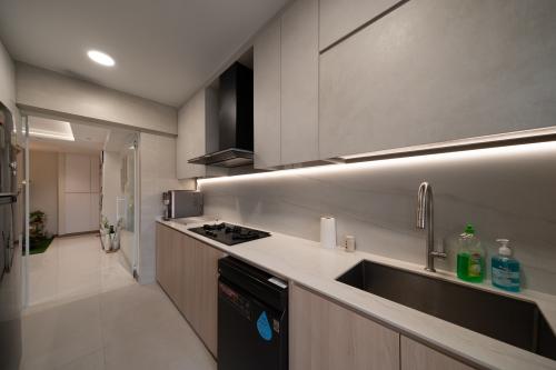 Contemporary Kitchen at 224A Tengah Garden