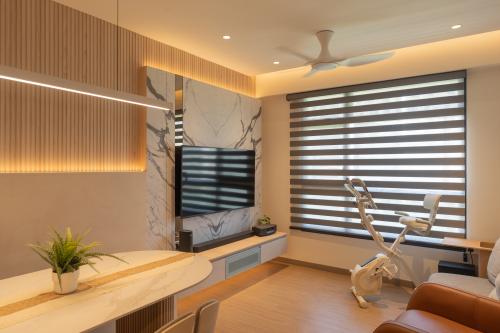 Contemporary Living Room at 126B Tengah