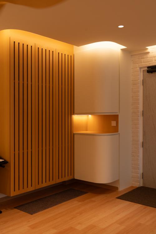 Contemporary Living Room at 250A Compassvale