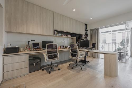 Asian Home Office at 3-Storey Landed House