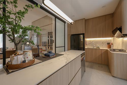 Asian Kitchen at 3-Storey Landed House