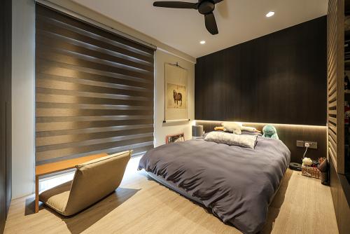 Asian Bedroom at 3-Storey Landed House