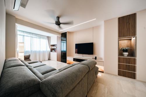 Contemporary Living Room at 286C Toh Guan