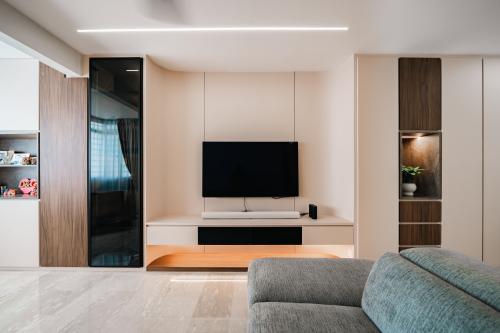 Contemporary Living Room at 286C Toh Guan