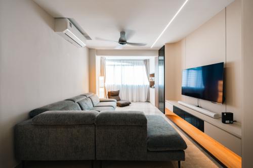 Contemporary Living Room at 286C Toh Guan