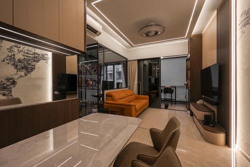 Modern Living Room at Parc Clematis