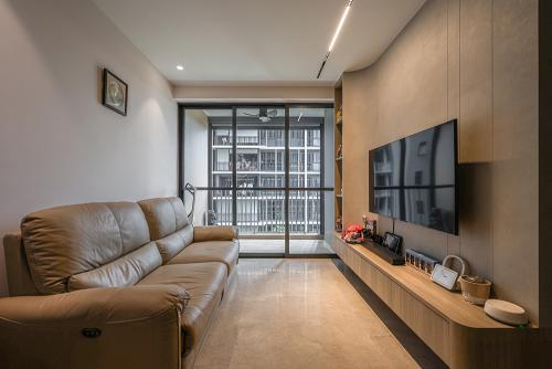 Scandinavian Living Room at Parc Central Residences