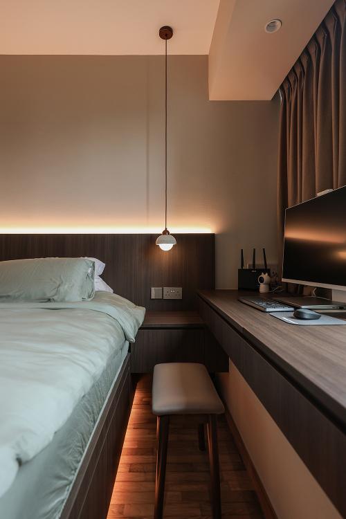 Minimalist Bedroom at The Gale