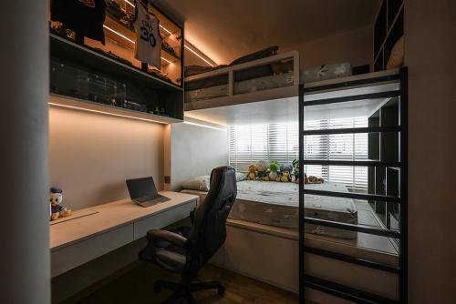 Minimalist Bedroom at The Gale