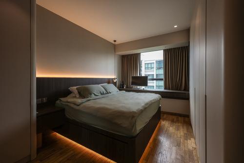 Minimalist Bedroom at The Gale