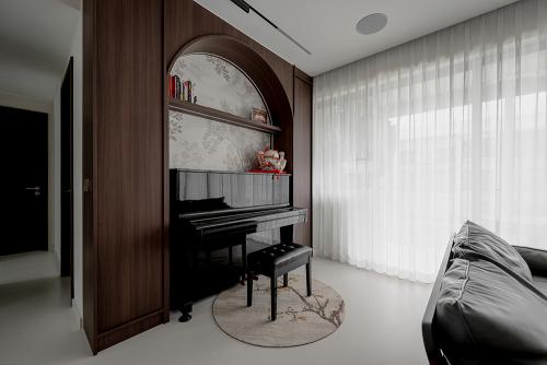 Minimalist Living Room at The Gale