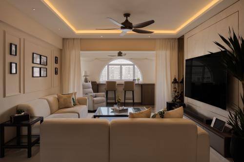 Modern Living Room at Tampines Arcadia