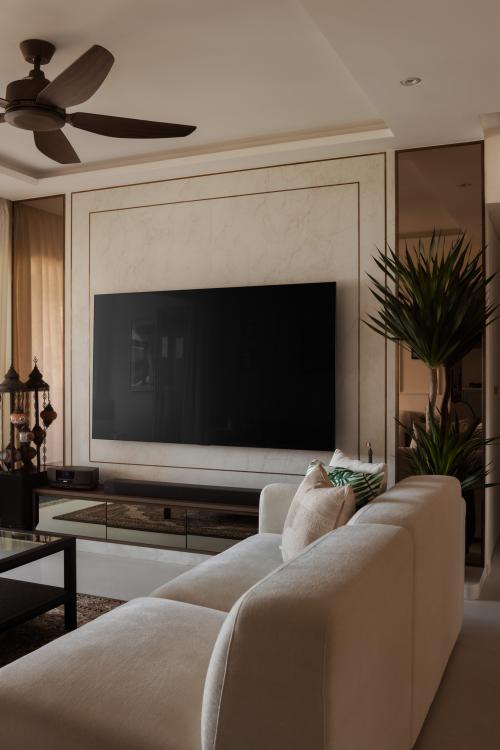 Modern Living Room at Tampines Arcadia