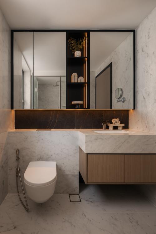 Modern Bathroom at One Bernam