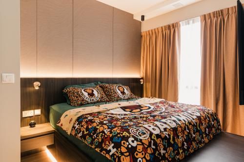 Modern Bedroom at Lake Life Condominium