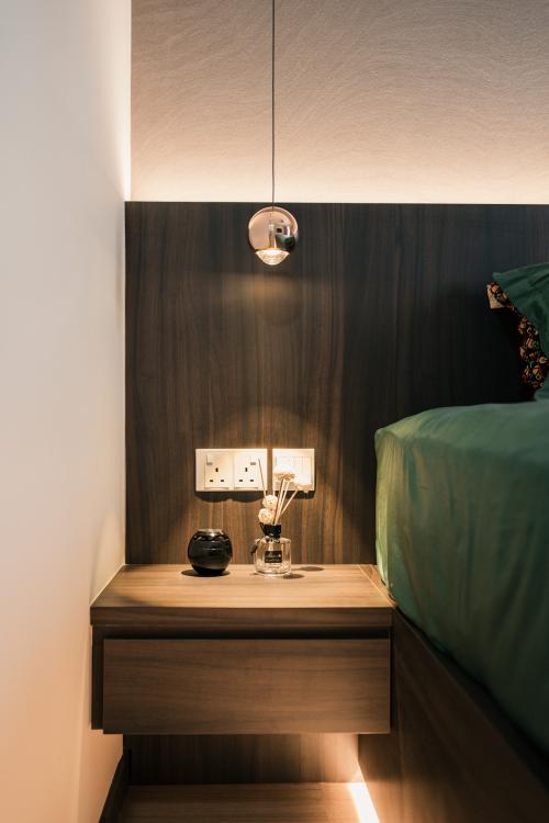 Modern Bedroom at Lake Life Condominium
