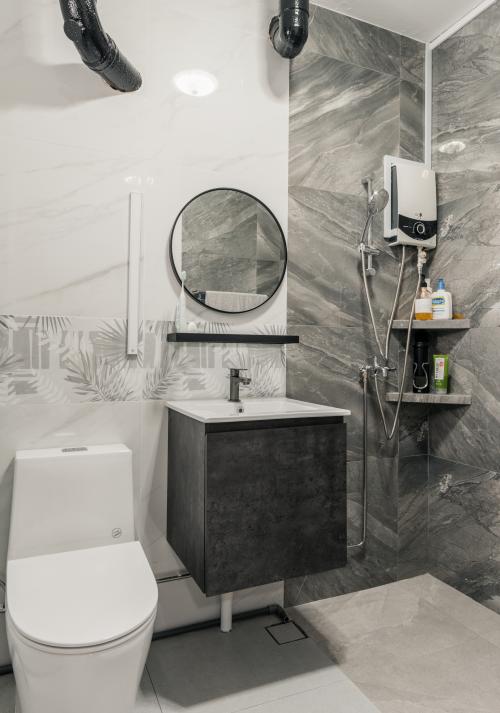 Contemporary Bathroom at 250 Bukit Batok