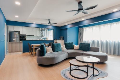 Modern Living Room at 880 Tampines
