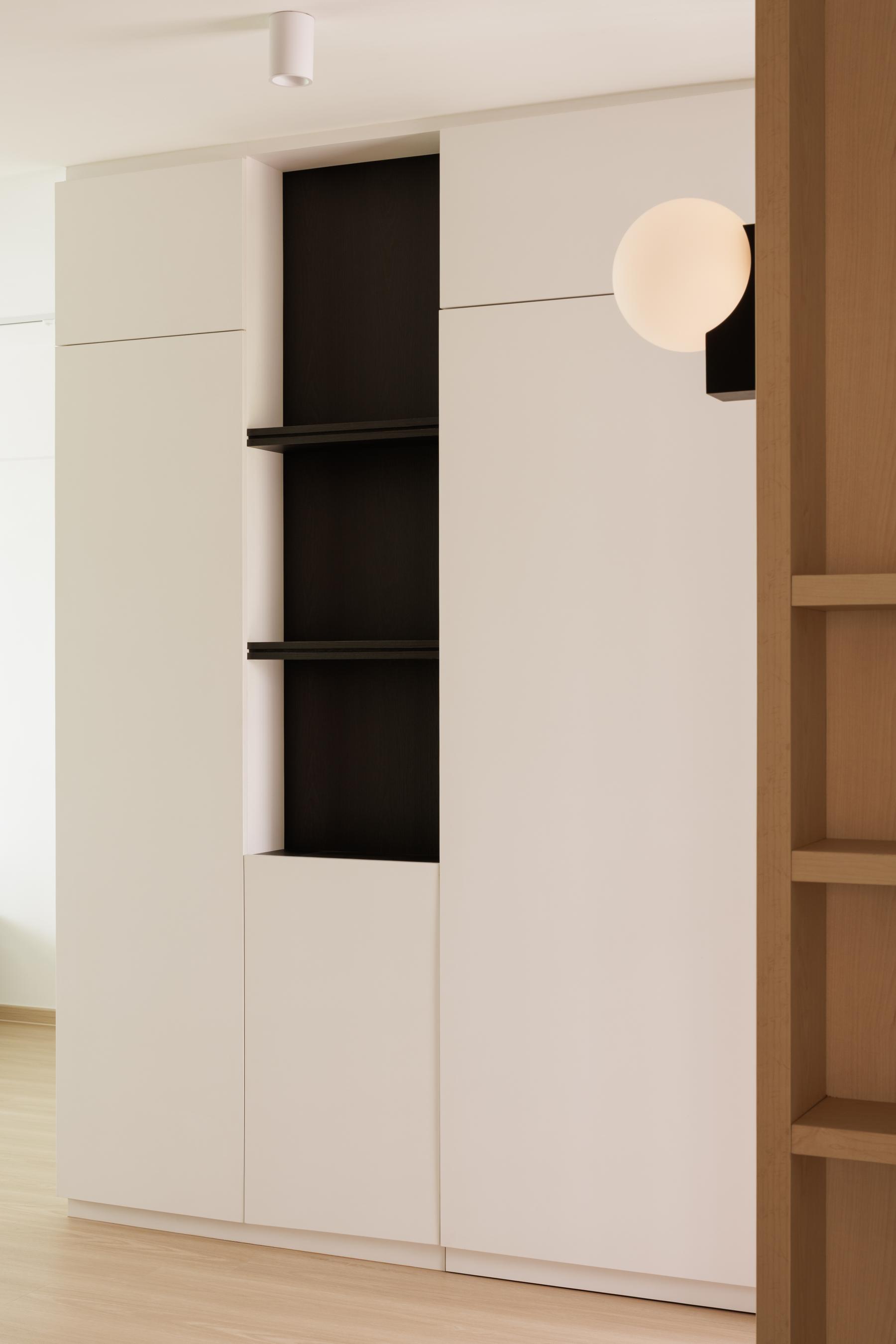 Minimalist Entryway with Shoe Rack and Small Storage