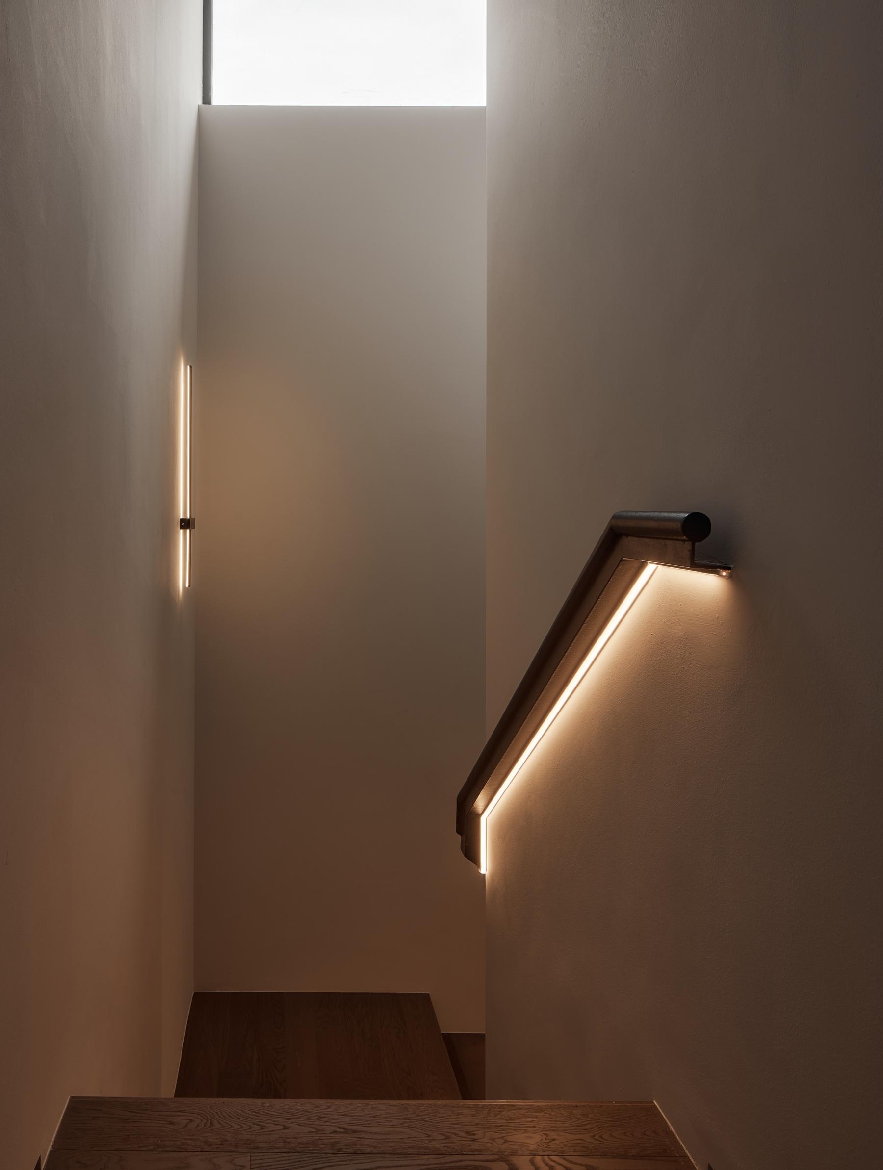 Modern Living Room with Drop Light and Lighting