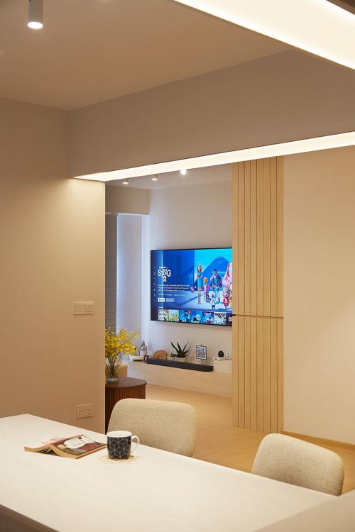 Minimalist Living Room at Sumang Walk