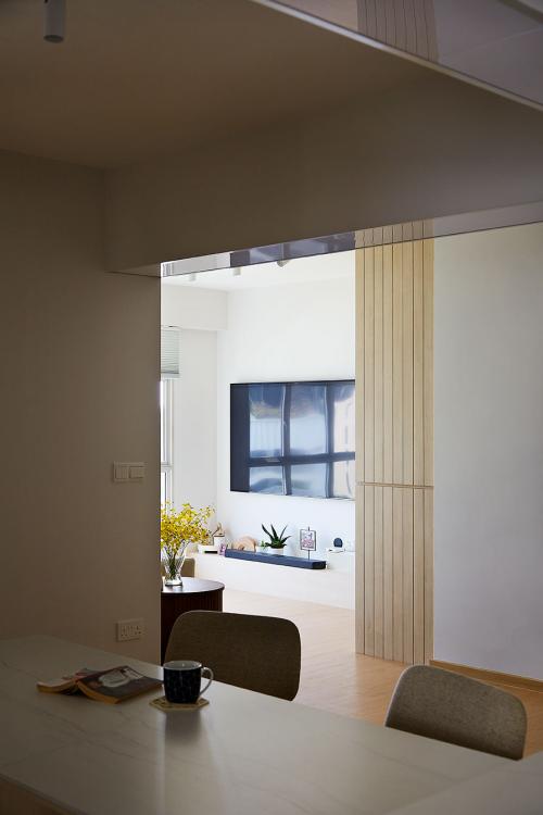 Minimalist Living Room at Sumang Walk