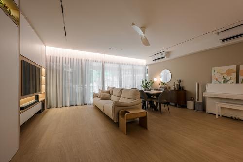Scandinavian Living Room at The Beverly