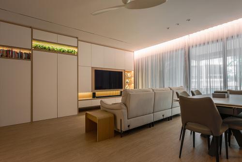 Scandinavian Living Room at The Beverly