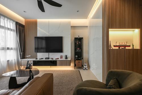 Scandinavian Living Room at Alkaff Breeze