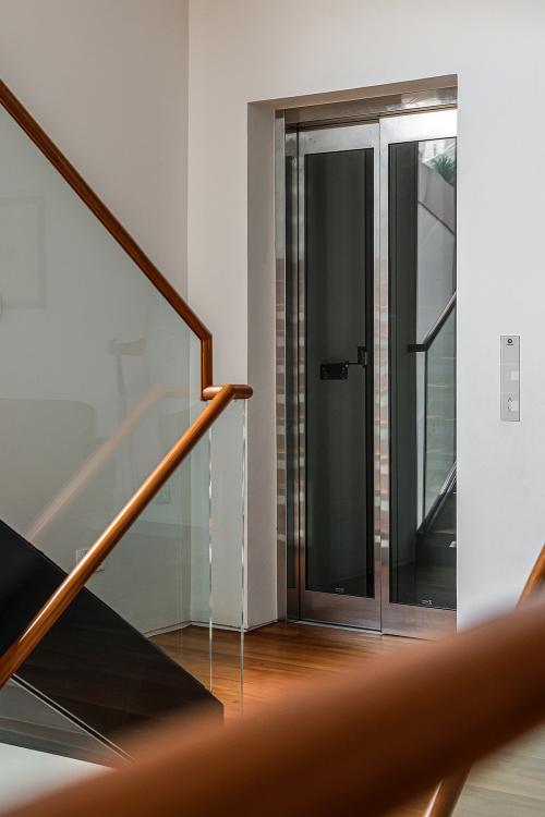 Modern Hallway at 4-storey Landed House