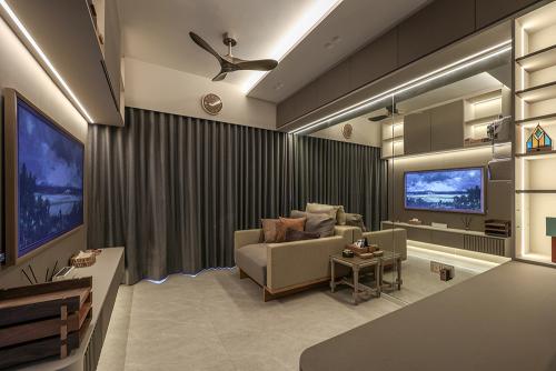 Modern Living Room at Ki Residences