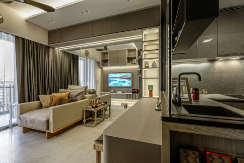 Modern Living Room at Ki Residences