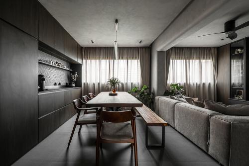Industrial Dining Room at Bishan