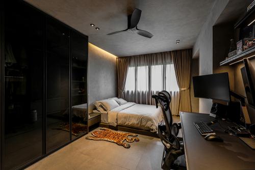 Industrial Bedroom at Bishan