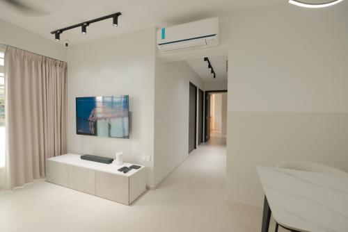 Minimalist Living Room at 617D Punggol Dr