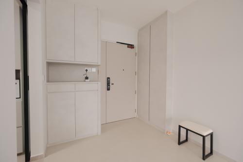 Minimalist Foyer at 617D Punggol Dr