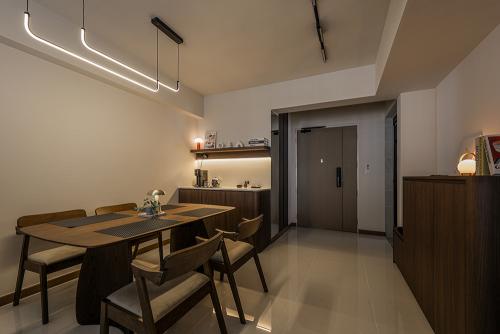 Modern Dining Room at Tampines GreenEmerald