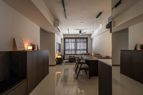 Modern Living Room at Tampines GreenEmerald