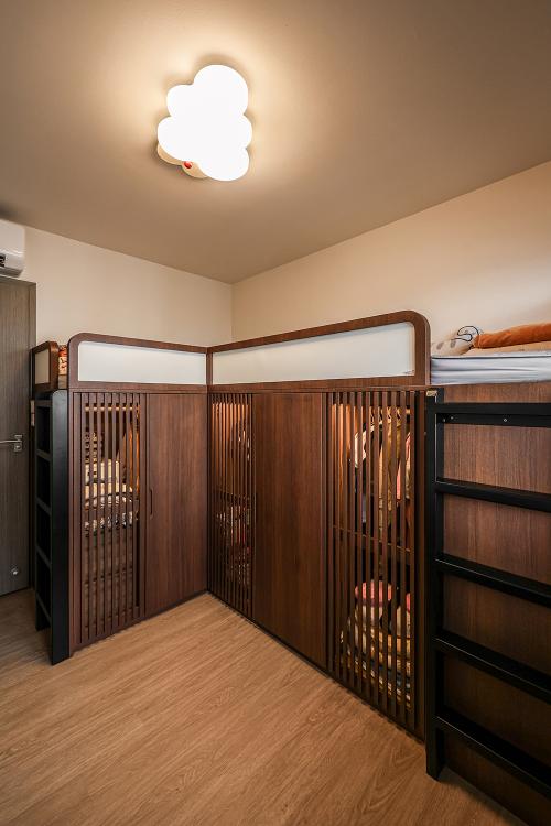 Asian Bedroom at Kempas Residences
