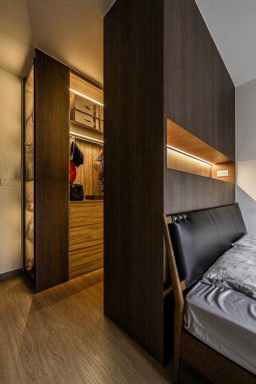 Asian Bedroom at Kempas Residences