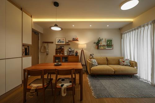 Scandinavian Living Room at Trivelis