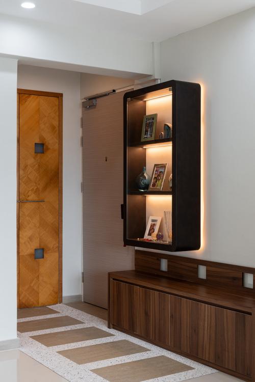 Contemporary Foyer at 336 Clementi
