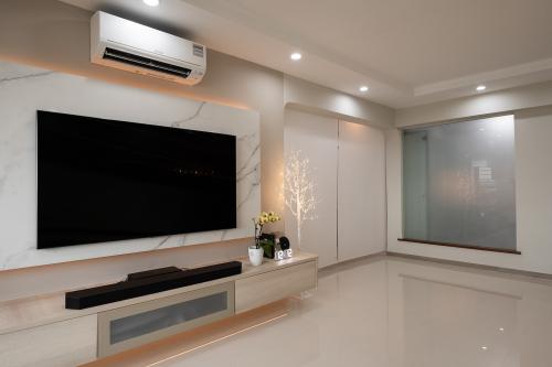 Contemporary Living Room at 336 Clementi