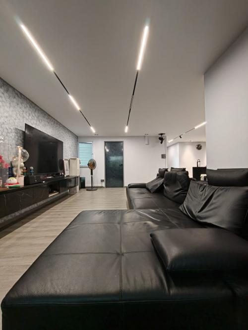 Contemporary Living Room at Compassvale St 21