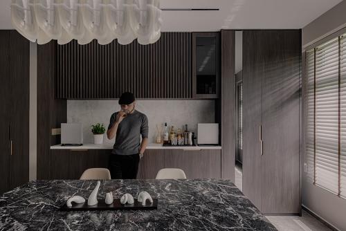 Modern Dining Room at Tampines GreenRidges