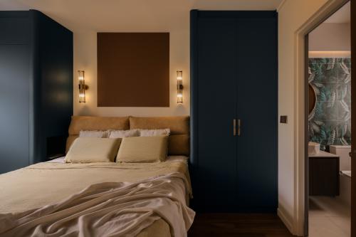 Eclectic Bedroom at St. George's Towers